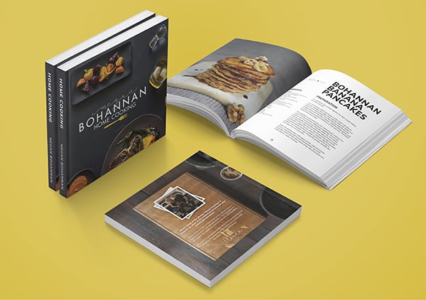 Megan Bohannan's Cookbook on Display
