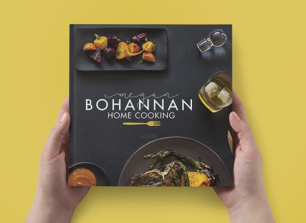 Photo of Megan Bohannan's Cookbook Being Held