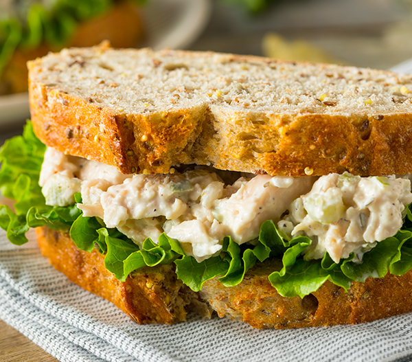 Greek Yogurt Chicken Salad Sandwich - Megan Bohannan Homes